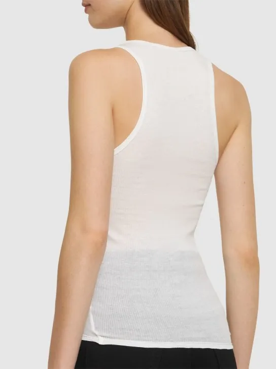 Wardrobe.nyc   Ribbed cotton jersey tank top 