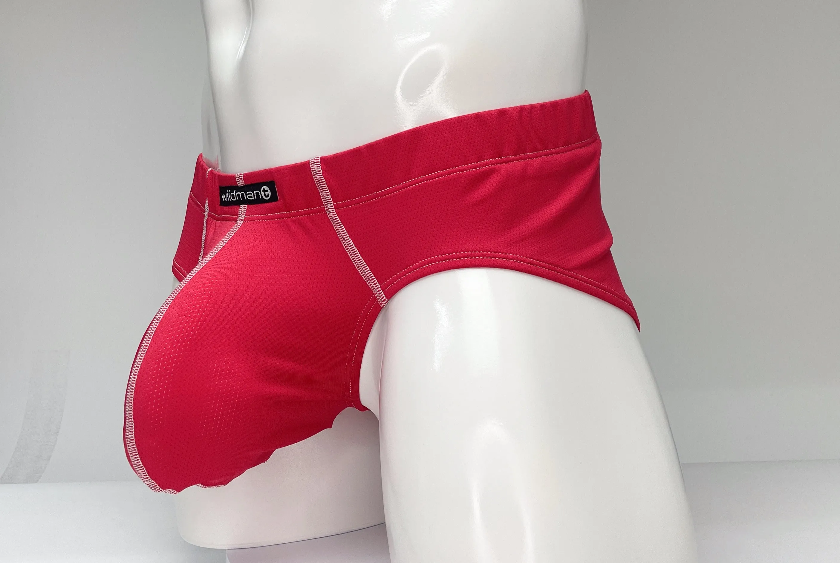 WildmanT Mesh Brief Red