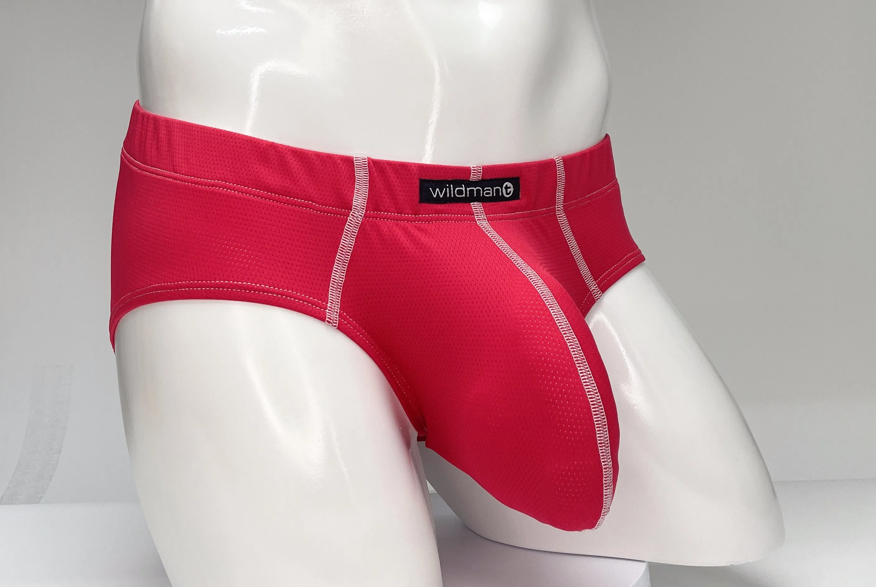 WildmanT Mesh Brief Red