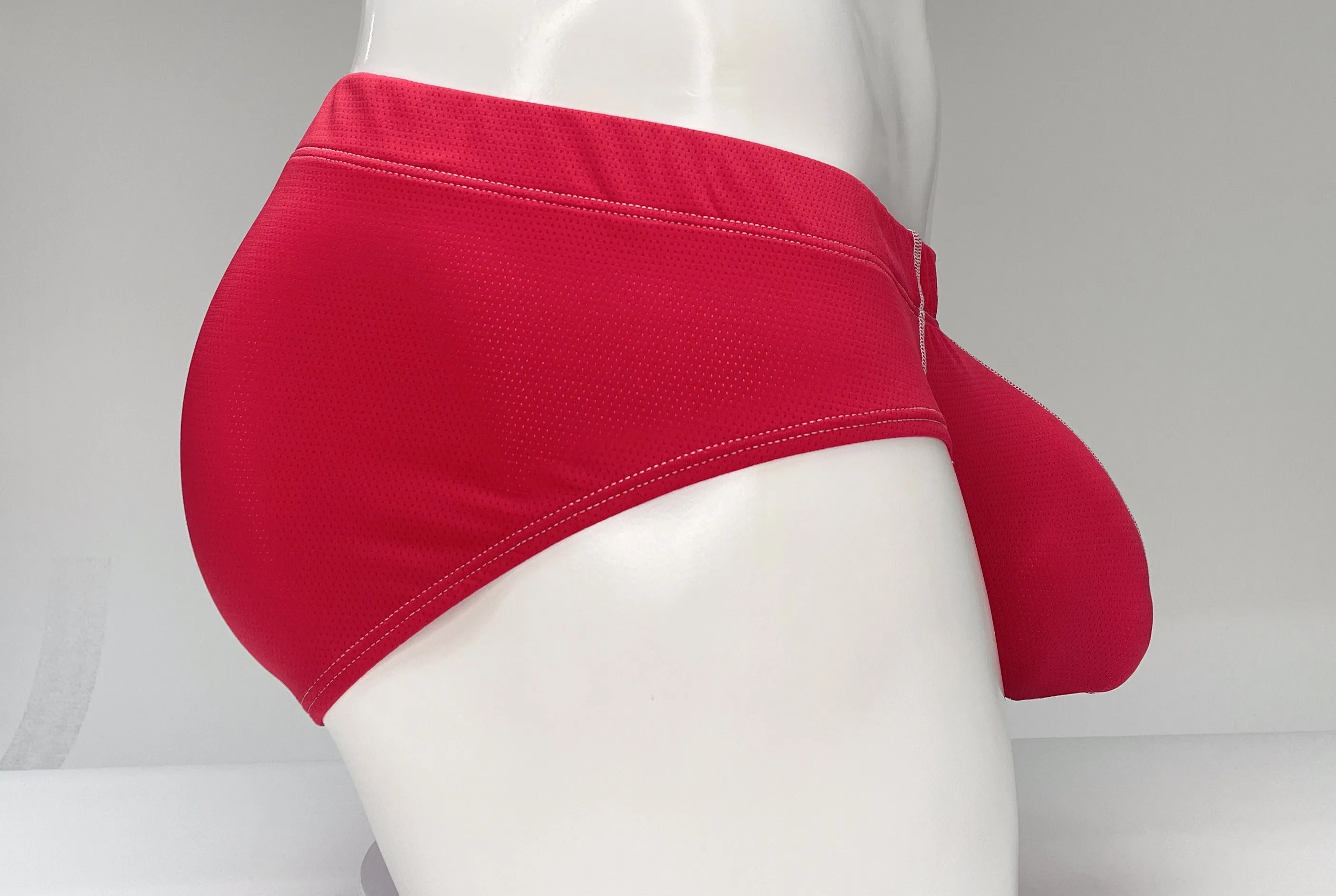 WildmanT Mesh Brief Red