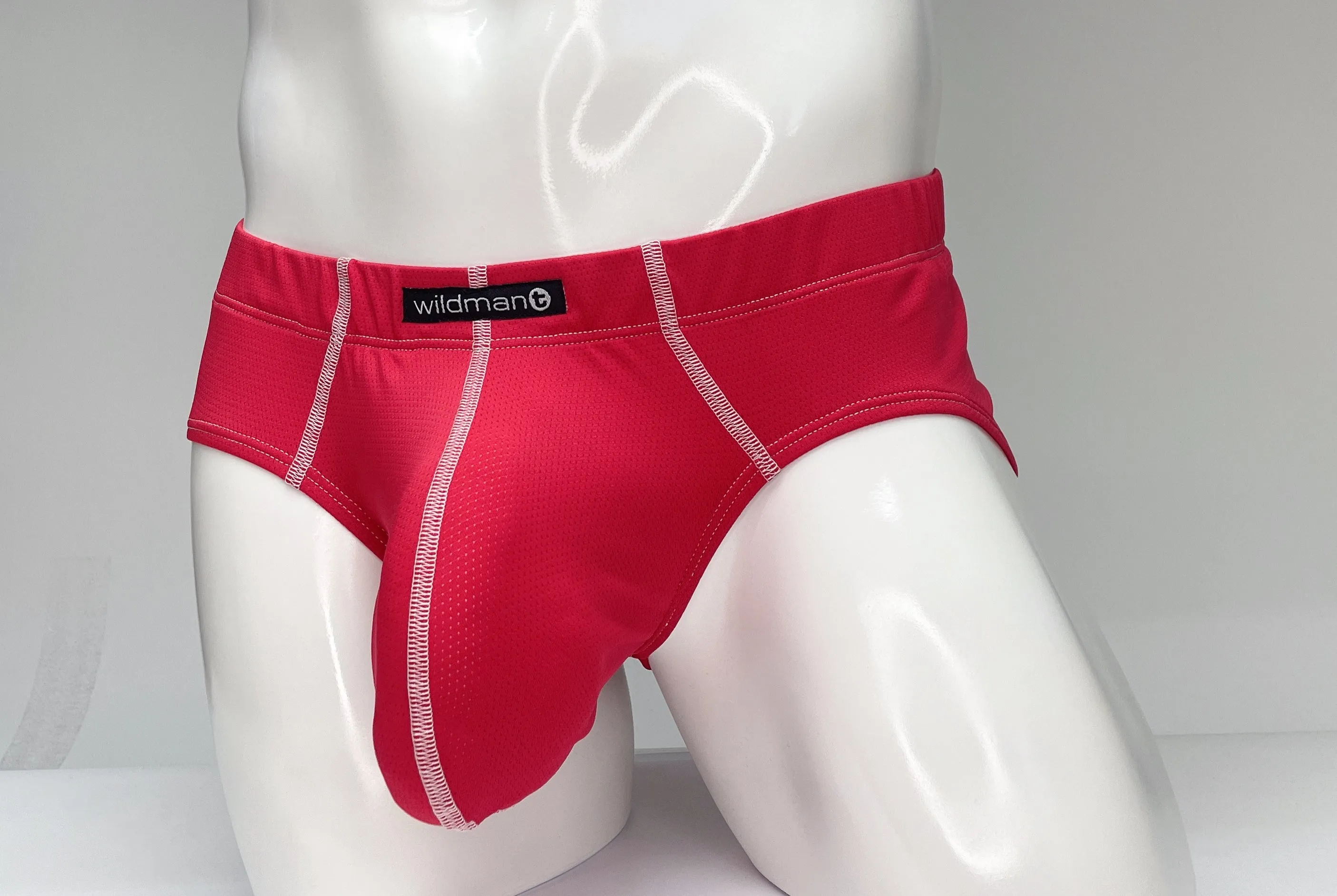 WildmanT Mesh Brief Red