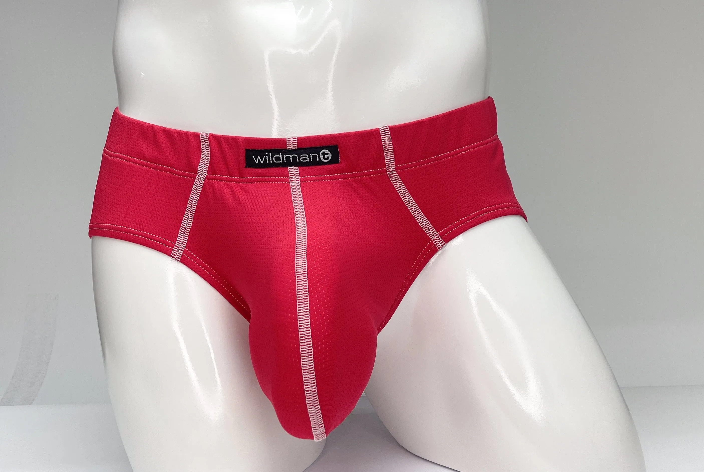 WildmanT Mesh Brief Red