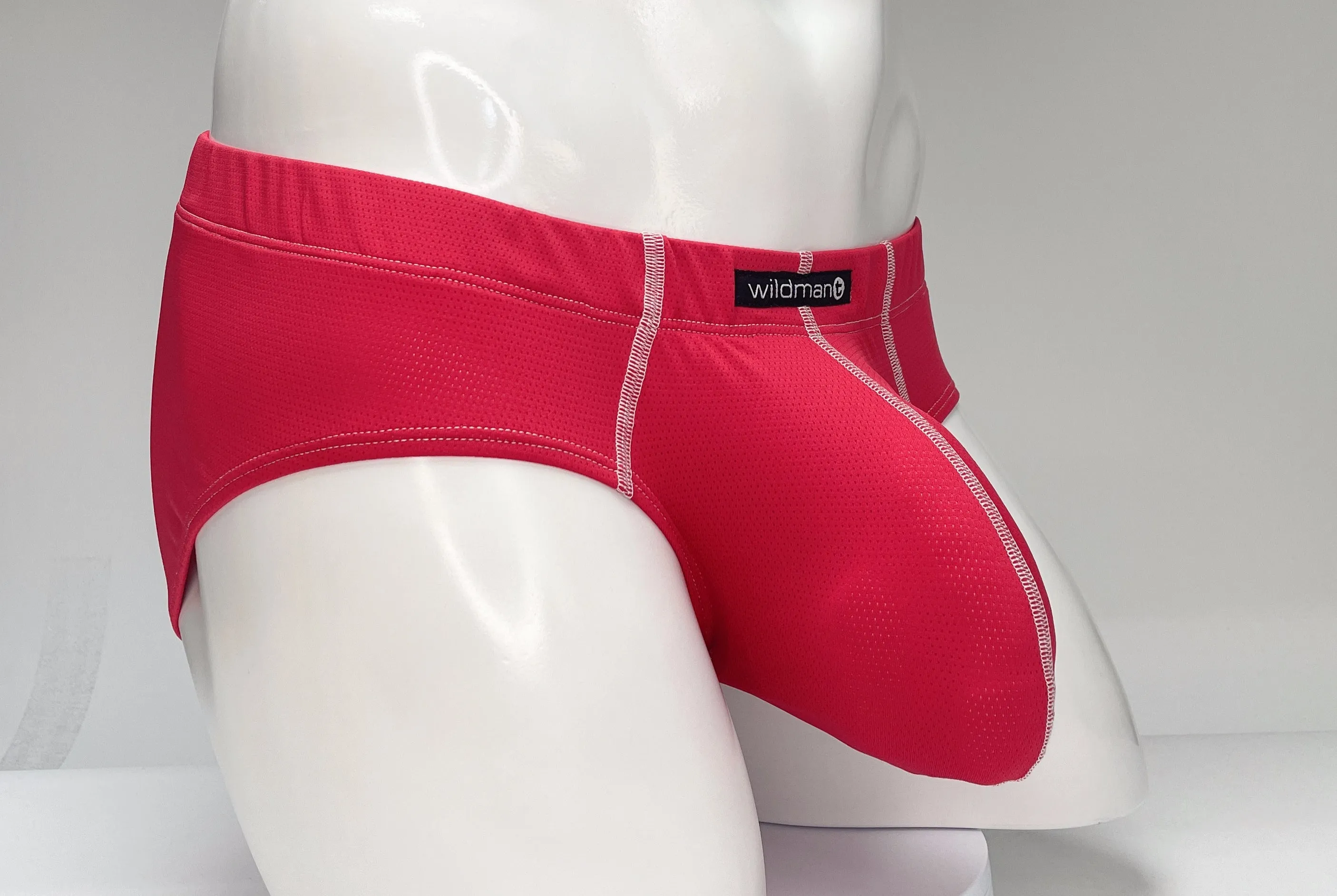 WildmanT Mesh Brief Red