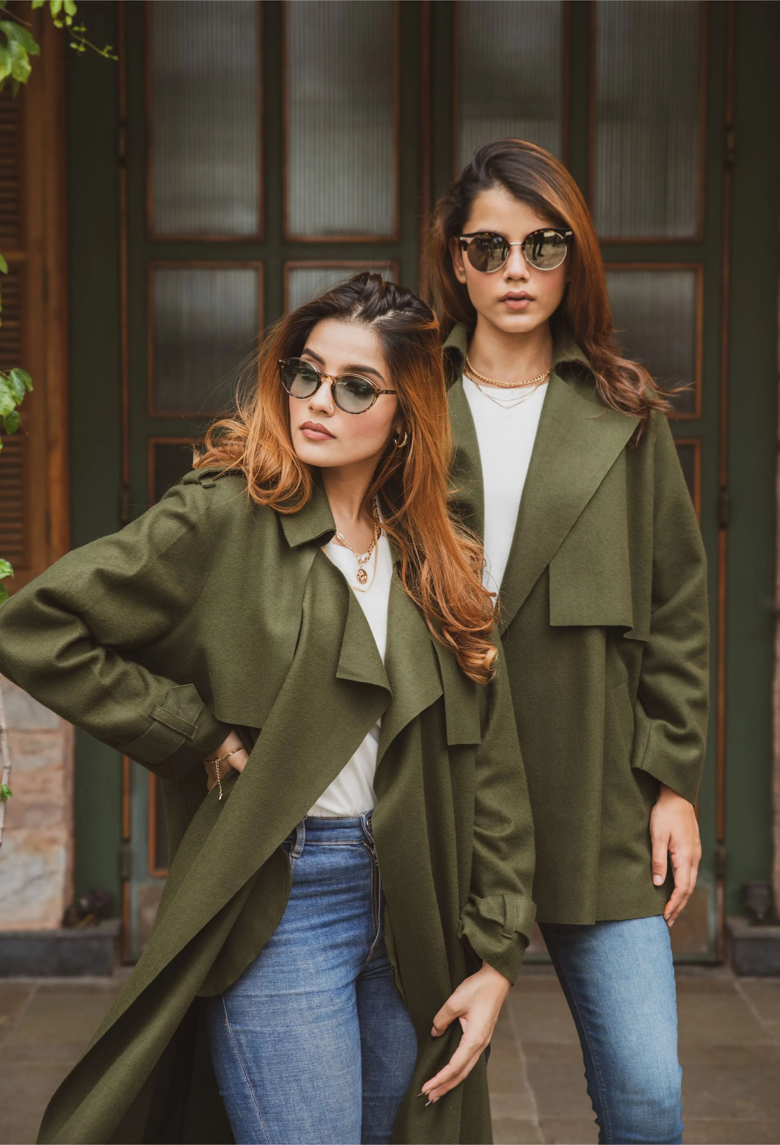 WOOL LONGLINE TRENCH COAT